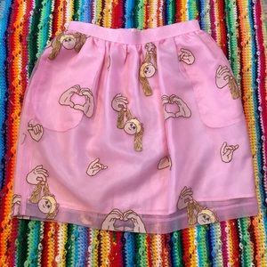 Jenny Fax Cabbage Patch Skirt M